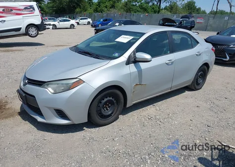 2015 Toyota Corolla Le from USA, damaged, VIN 2T1BURHE1FC305961
